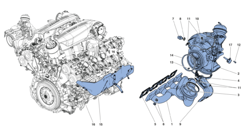 0011 - MANIFOLDS, TURBOCHARGING SYSTEM AND PIPES
