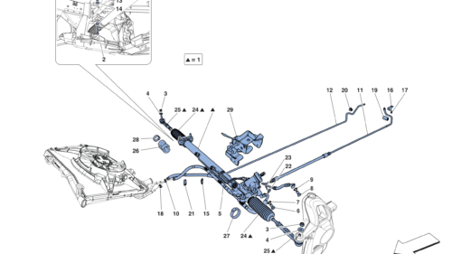 0043 - HYDRAULIC POWER STEERING BOX
