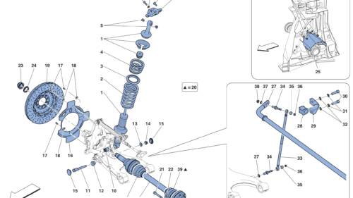 0048 - REAR SUSPENSION - SHOCK ABSORBER AND BRAKE DISC