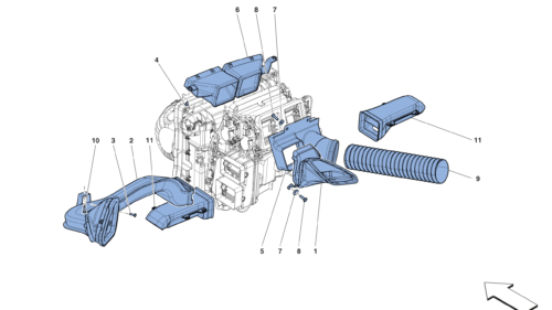 0057 - DASHBOARD AIR DUCTS