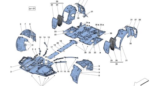 0105 - FLAT UNDERTRAY AND WHEELHOUSES