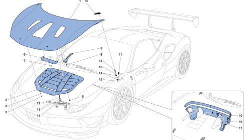 0107 - FRONT LID AND OPENING MECHANISM