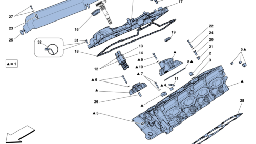 0003 - RIGHT HAND CYLINDER HEAD
