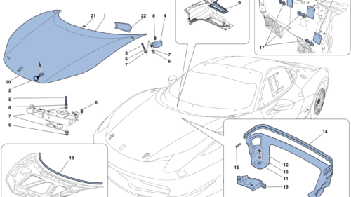 81738700 : RH REAR LUGGAGE TUB MOUNTING BRACKET