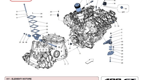 001 GTE - ENGINE ELEMENTS