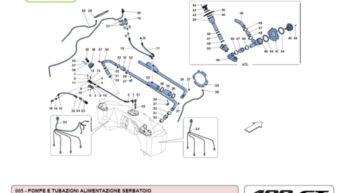 005 GT3 - TANK FUEL PUMPS AND PIPES