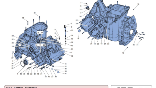 016-2 GT3 - GEARBOX - COVERS