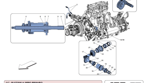 017 GT3 - PRIMARY SHAFT GEARS
