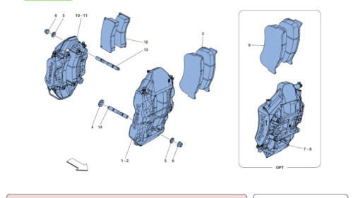 028 GT3 - FRONT AND REAR BRAKE CALLIPERS