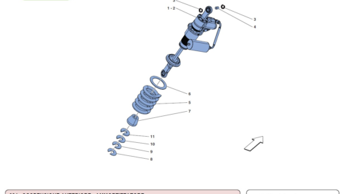 034 GT3 - FRONT SUSPENSION - SHOCK ABSORBER