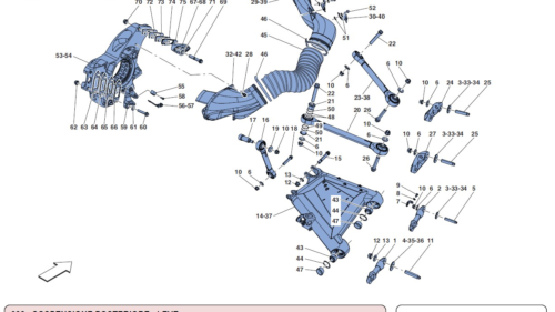 036-GTE - REAR SUSPENSION - ARMS