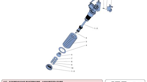 037 GT3 - REAR SUSPENSION - SHOCK ABSORBER