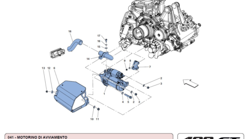 041 GT3 - STARTER MOTOR