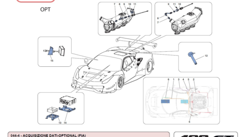 044-4 GT3 - DATA ACQUISITION-OPTIONAL (FIA)