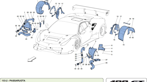 103-2 GT3 - WHEEL HOUSES