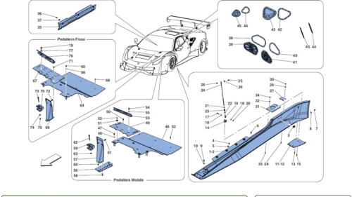 114 GT3 - SHIELDS - EXTERNAL TRIM