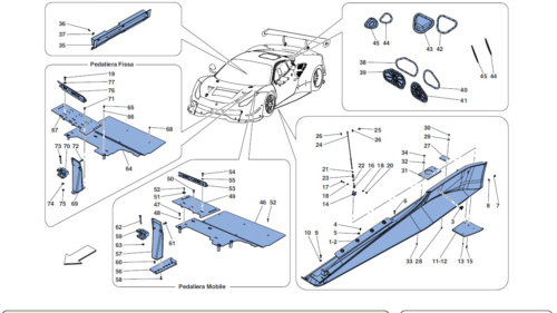 114 GTE - SHIELDS - EXTERNAL TRIM