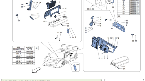 117 GT3 - FRONT PASSENGER COMPARTMENT ECUs