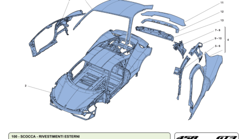 100 - BODYSHELL - EXTERNAL TRIM