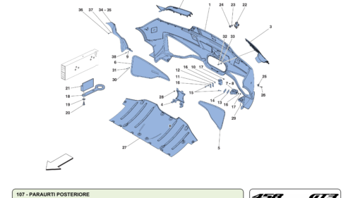 107 - REAR BUMPER