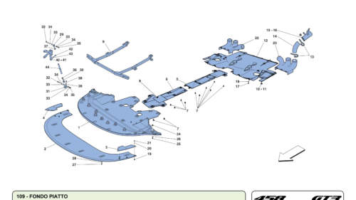 109 - FLAT UNDERTRAY