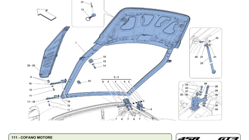 111 - ENGINE COMPARTMENT LID