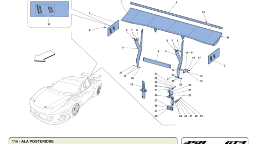 114 - REAR WING