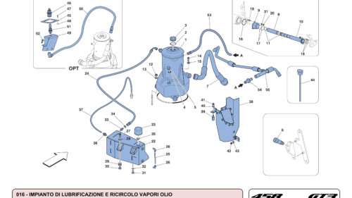 016 - LUBRICATION AND OIL VAPOUR RECIRCULATION SYSTEM