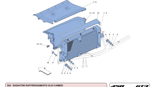 020 - GEARBOX OIL COOLING RADIATORS