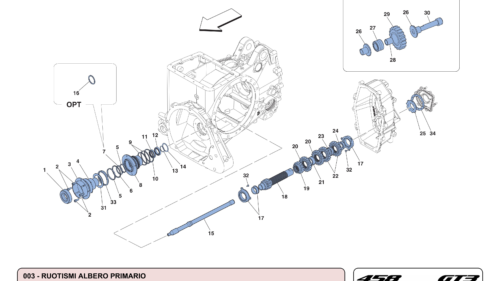 003 - PRIMARY SHAFT GEARS