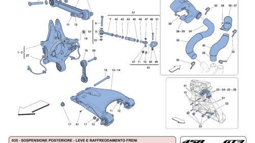 035 - REAR SUSPENSION - ARMS AND BRAKE COOLING