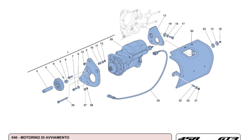 040 - STARTER MOTOR