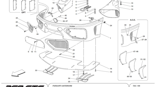 106 - FRONT BUMPER