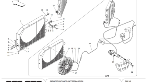 13 - COOLING SYSTEM RADIATORS