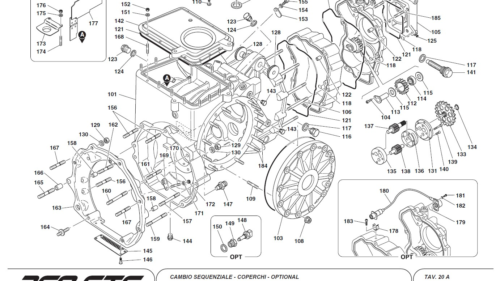 20A - SEQUENTIAL GEARBOX - COVER - OPTIONAL