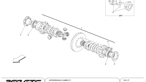 27 - DIFFERENTIAL FOR F1 GEARBOX