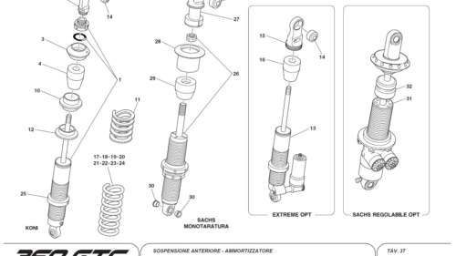 37 - FRONT SUSPENSION - SHOCK ABSORBER