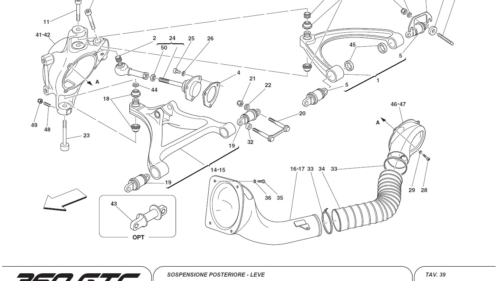 39 - REAR SUSPENSION - WISHBONES