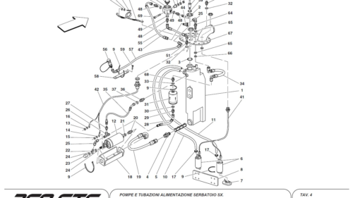 4 - L.H.FUEL PUMPS AND PIPES
