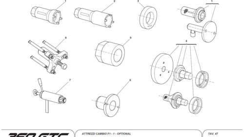 47 - F1 GEARBOX EQUIPMENT - 1 - OPTIONAL