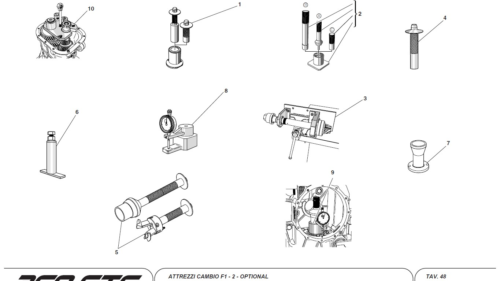 48 - F1 GEARBOX EQUIPMENT - 2 - OPTIONAL