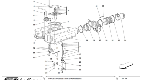 13 - AIR INTAKE MANIFOLD COVER