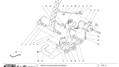 14 - ELECTRONIC ACCELERATOR PEDAL