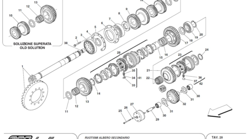 28 - LAY SHAFT GEARS