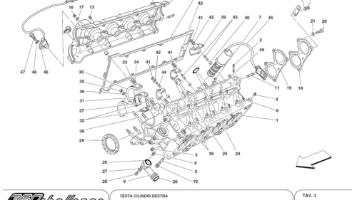 3 - R.H. CYLINDER HEAD