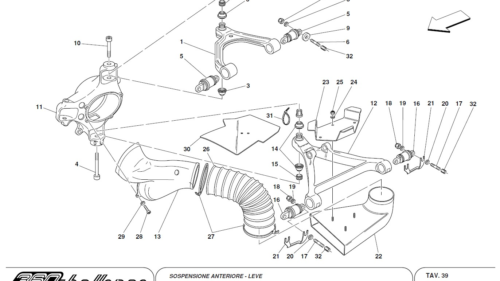 39 - FRONT SUSPENSION - WISHBONES