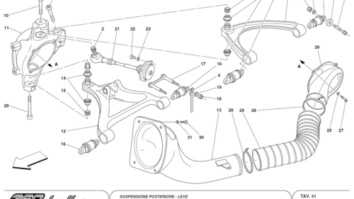 41 - REAR SUSPENSION - WISHBONES