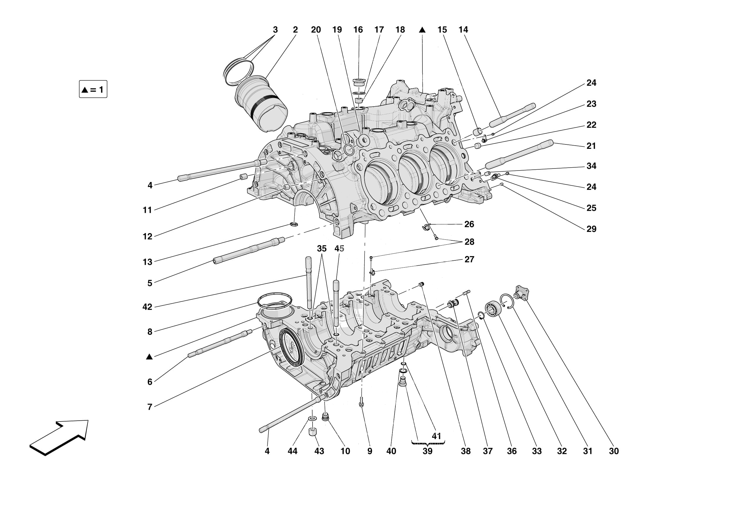 4 - L.H. CYLINDER HEAD