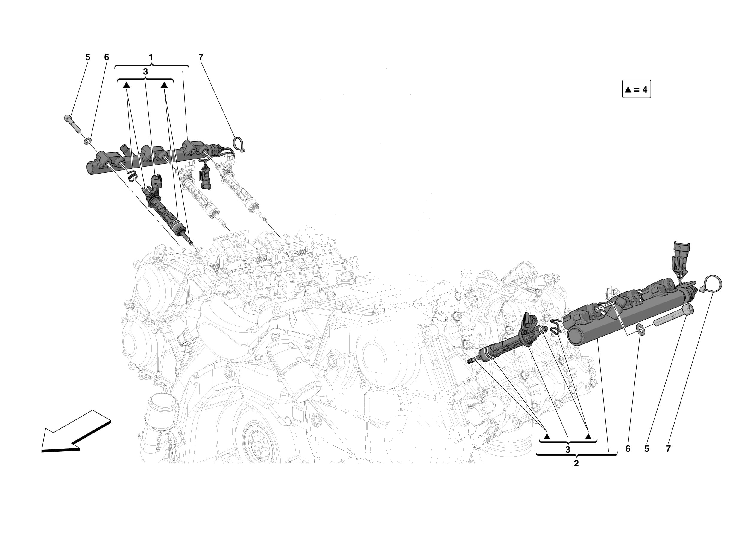 0031 - POWER STEERING PUMP AND RESERVOIR