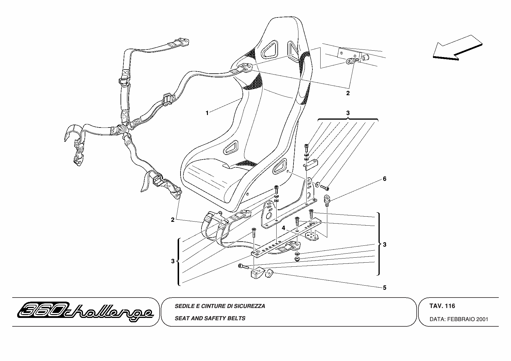 116 - SEAT AND SAFETY BELTS